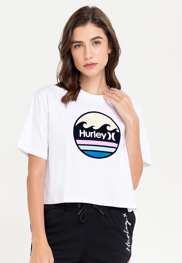 Ladies Hurley Wave Graphic Tee