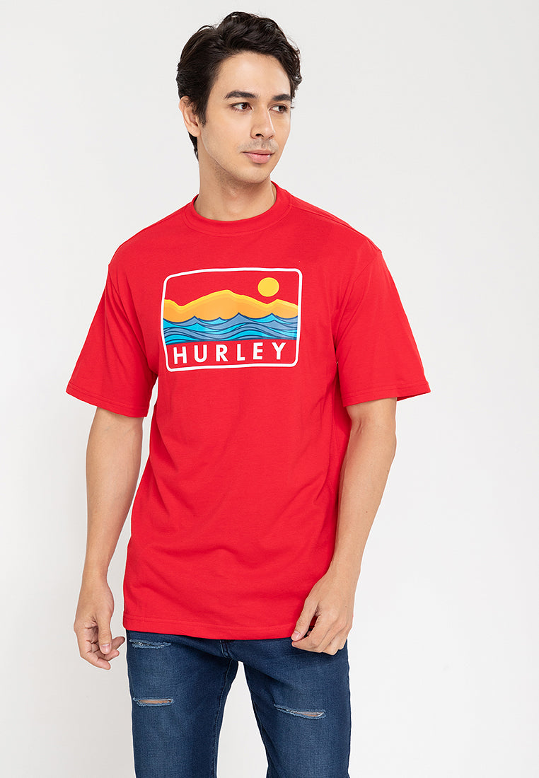 True Red Men's Hurley Graphic Tee