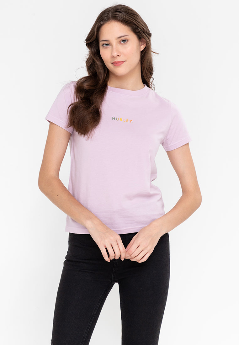 Ladies Hurley Lavender Graphic Tee