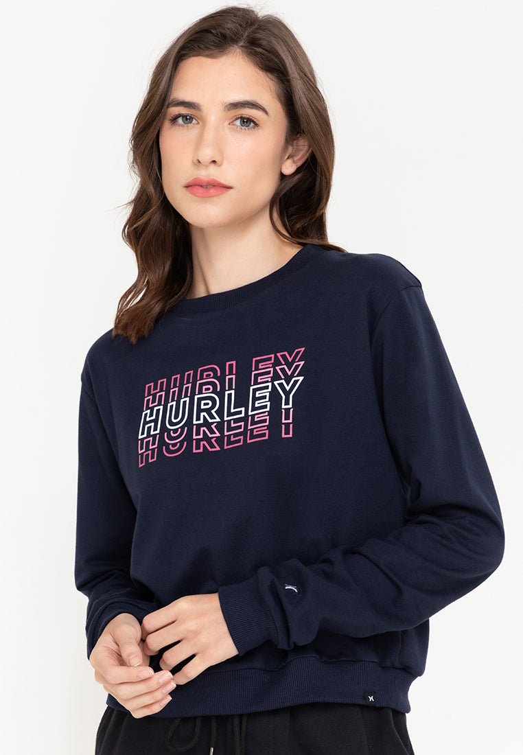 Ladies Hurley Knit Sweatshirt