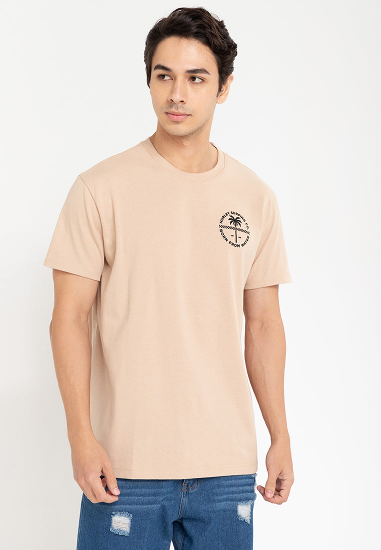 Men's Sand Hurley Graphic Tee