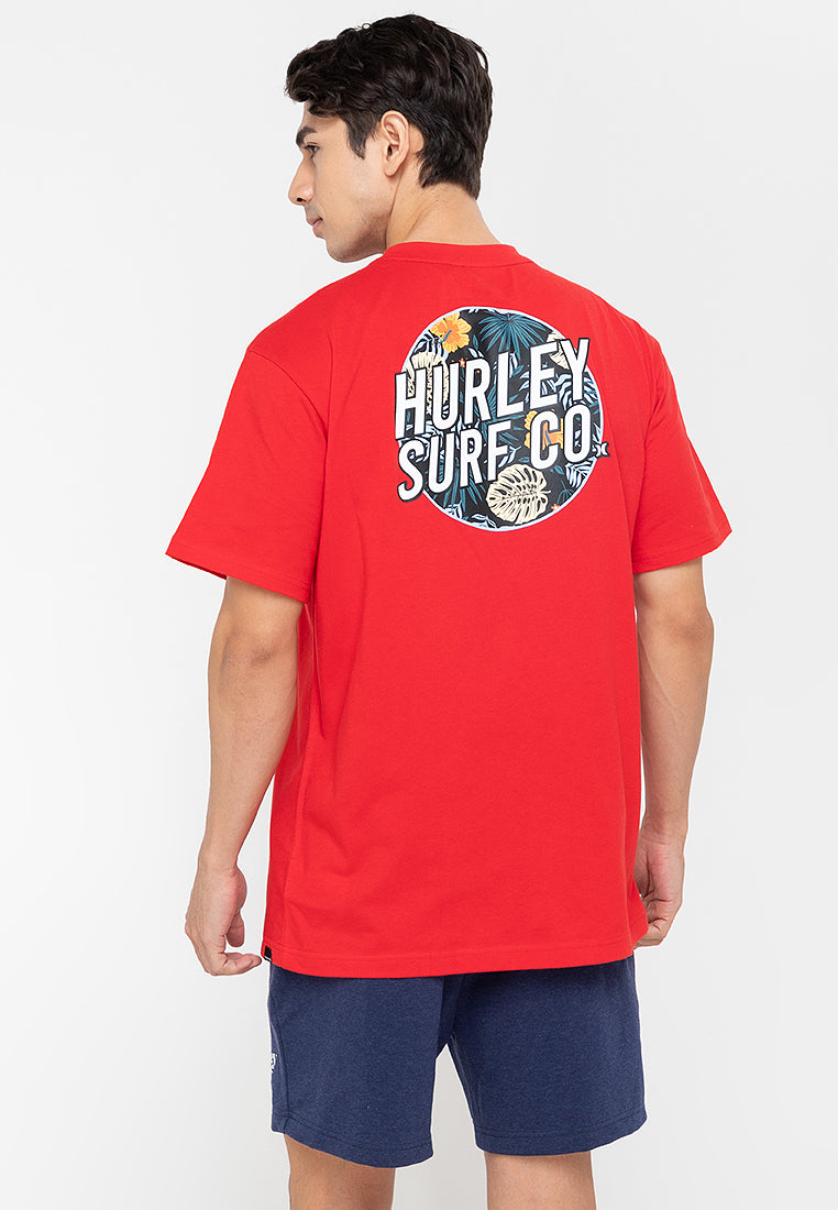 Men's Racing Red Hurley Graphic Tee