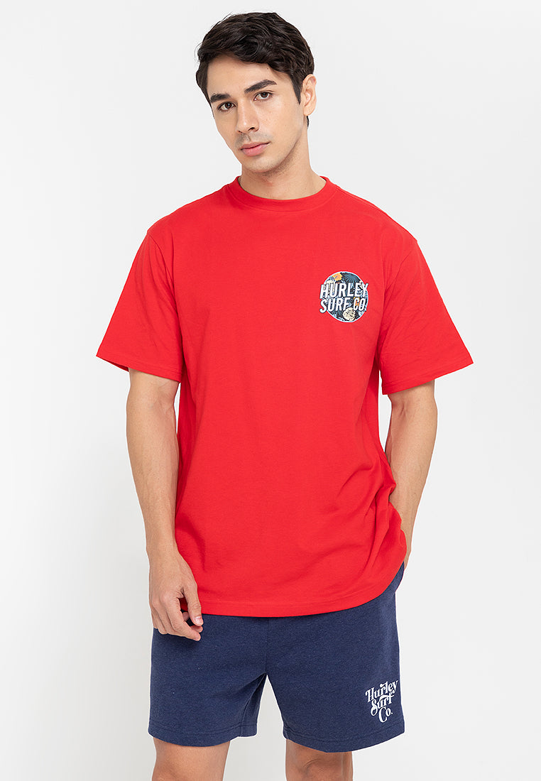 Men's Racing Red Hurley Graphic Tee