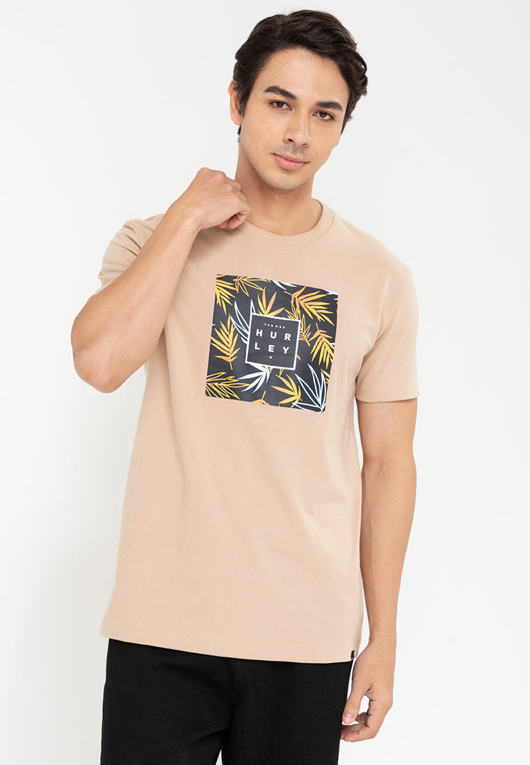 Men's Sand Hurley Graphic Tee