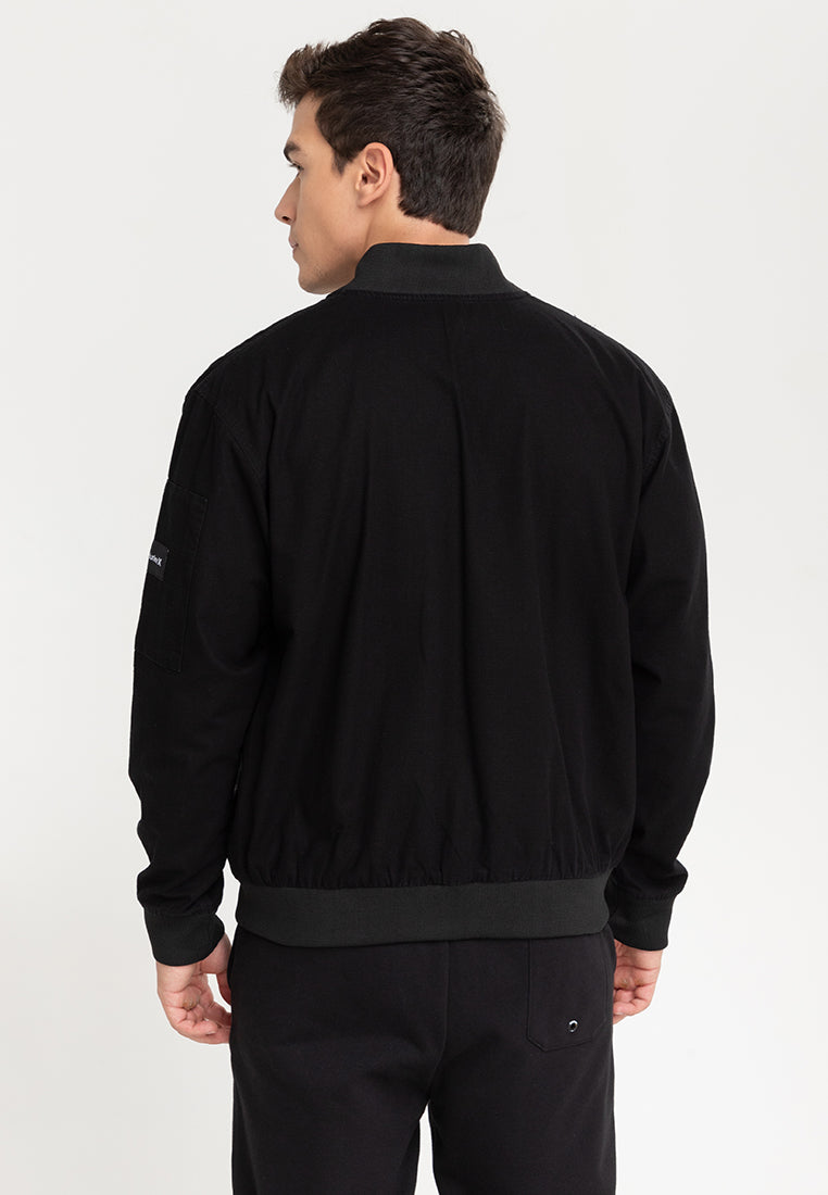 Men's Black Bomber Jacket