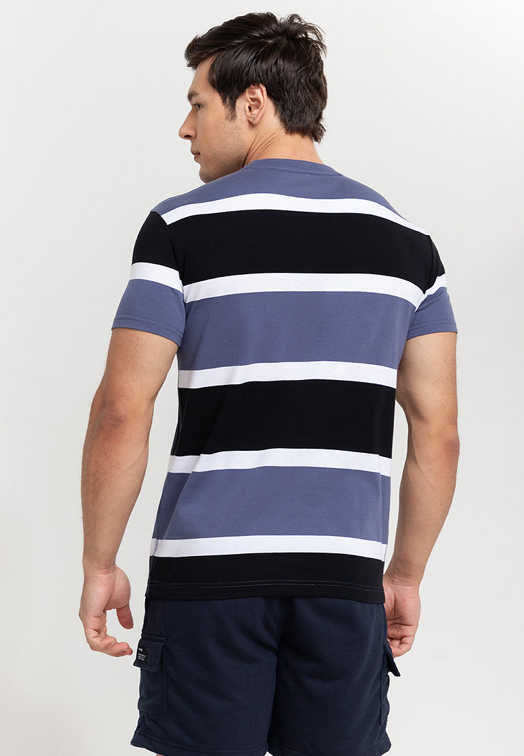 Men's Hurley Anthracite Striped Tee