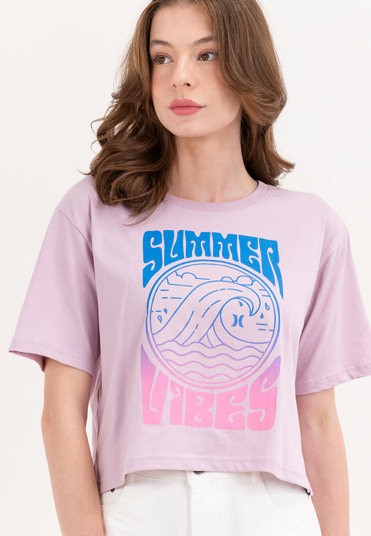 Hurley Summer Vibes Ladies Cropped Loose Tee