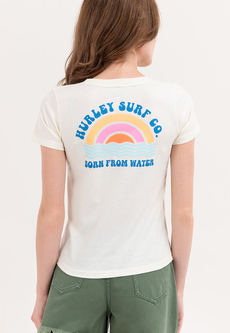 Ladies Hurley Born From Water Graphic Tee