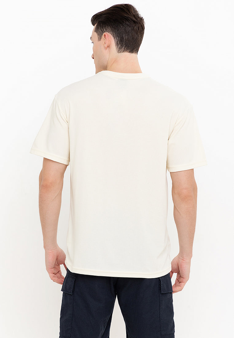 Hurley Men's Cream Loose Pocket Tee