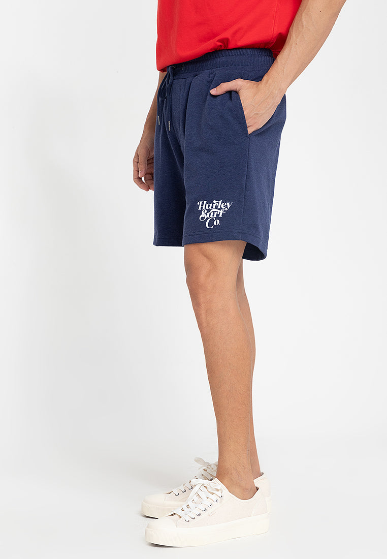 Men's Navy Blue Hurley Jersey Shorts