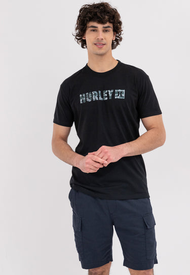 MEN'S HURLEY BLACK GRAPHIC TEE