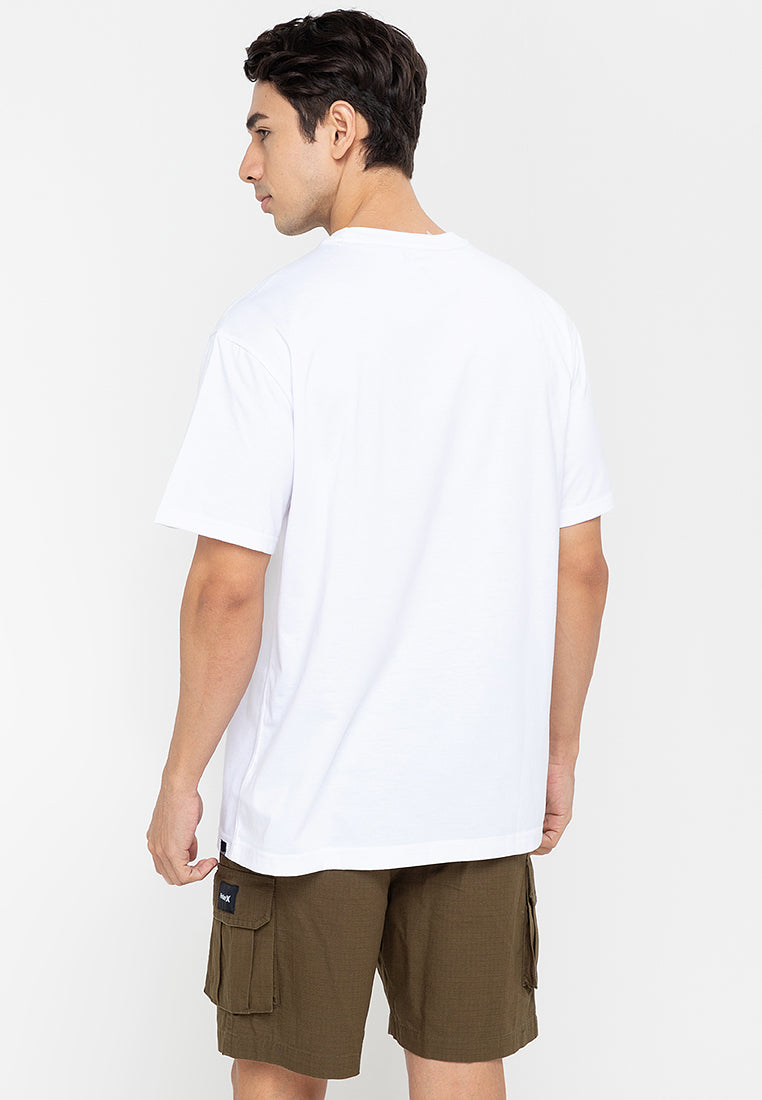 Men's Hurley White Hi-Den Graphic Tee